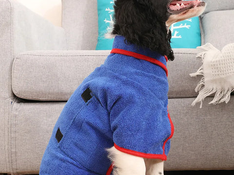 Bart | Hondenbadjas Comfort, Warmte en Stijl voor je Hond in , – Huisdierentempel