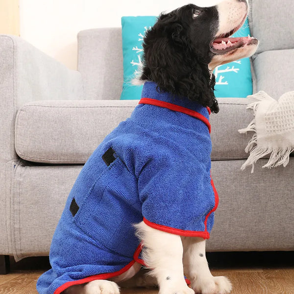 Bart | Hondenbadjas Comfort, Warmte en Stijl voor je Hond in , – Huisdierentempel