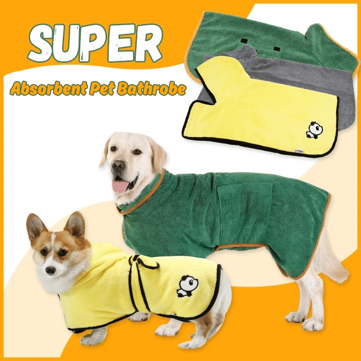 Super Absorberende Huisdierenbadjas - Nu 49% Korting! Mis het niet! | Hondenjas | Honden, kleding | Huisdierentempel