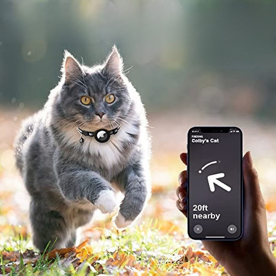 Feline Freedom™ Breakaway Kattenbandje met AirTag Tracking | Riem en harnas | Katten, reizen, riem en accesoires, wandelen | Huisdierentempel