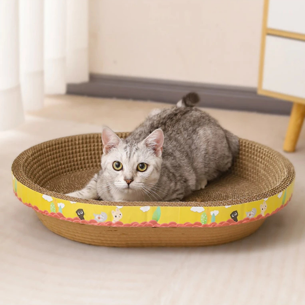 Kattenmand en Krabplankcombinatie: Whisker Wonderland™ | Krabspeelgoed | bedden, Katten, verzorging | Huisdierentempel