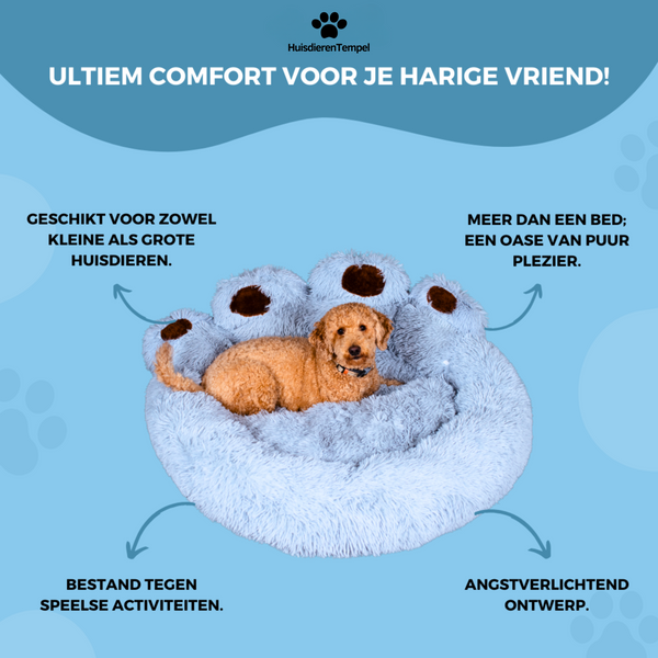 Charlie | Knus pootvormig honden bed