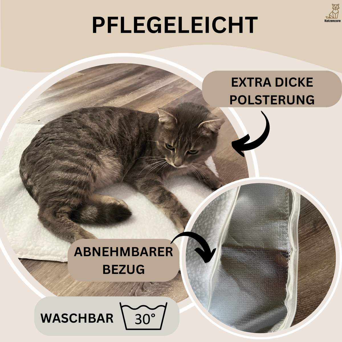 Zelfverwarmend kattenverwarmingsmat