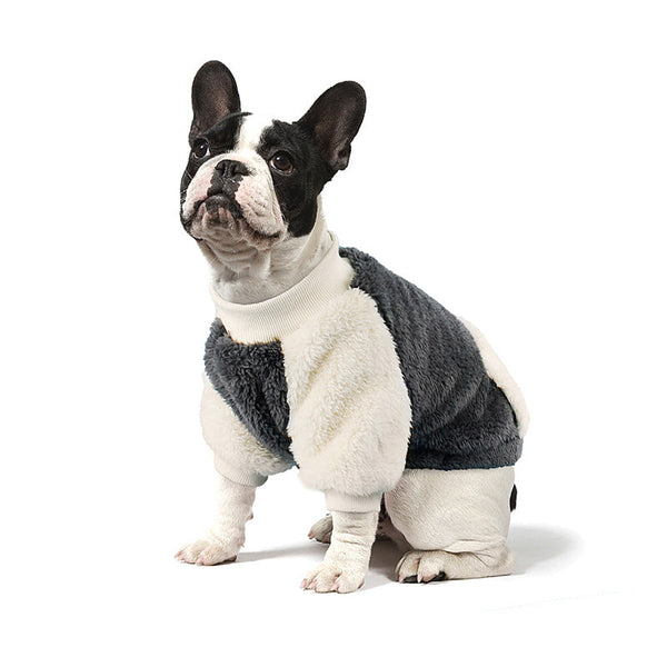 Fleece-gevoerde Omkeerbare Jas voor Honden