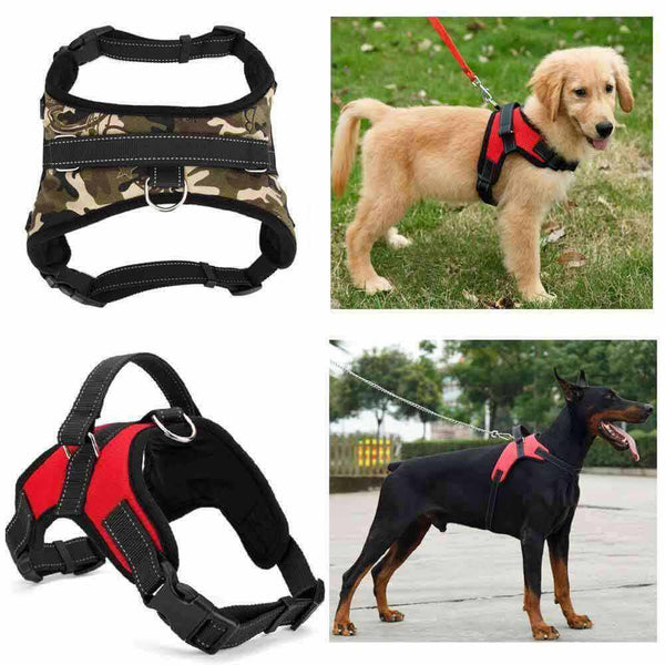 Premium Verstelbaar Hondenharnas voor Maximale Veiligheid en Comfort | Riem en harnas | Honden, reis spullen, training, wandelen | Huisdierentempel