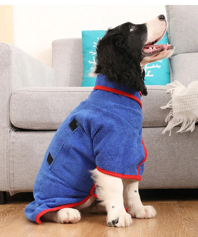 Bart | Hondenbadjas Comfort, Warmte en Stijl voor je Hond in , – Huisdierentempel