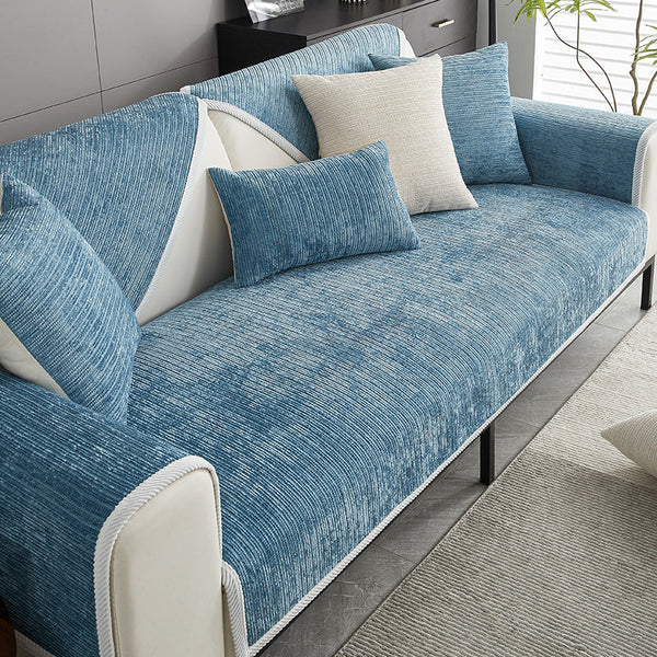Bobby | Stijlvolle Duurzame antikras bankhoes in Blauw, 70*70 cm – Huisdierentempel