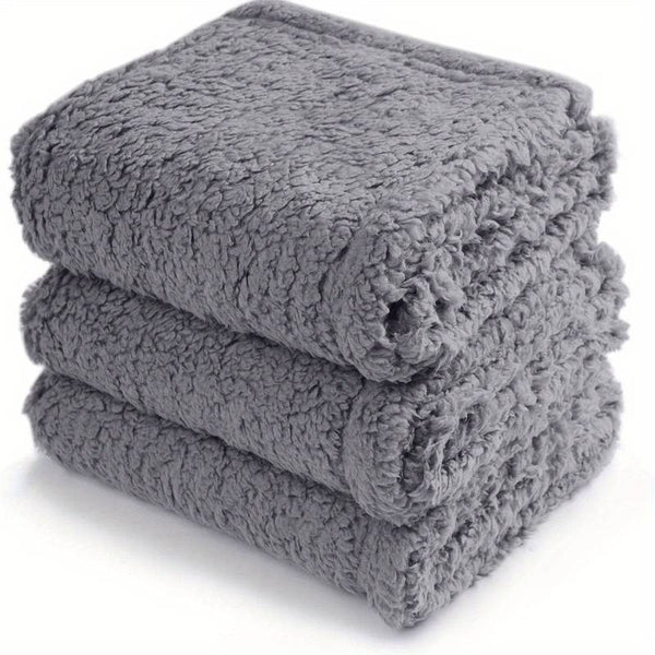 Cozy Fleece Blanket in Grijs, 80x100cm – Huisdierentempel