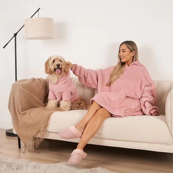 Duo | Hoodie set voor hond en baasje | Matchende Hond-Eigenaar Kleding | honden | Huisdierentempel