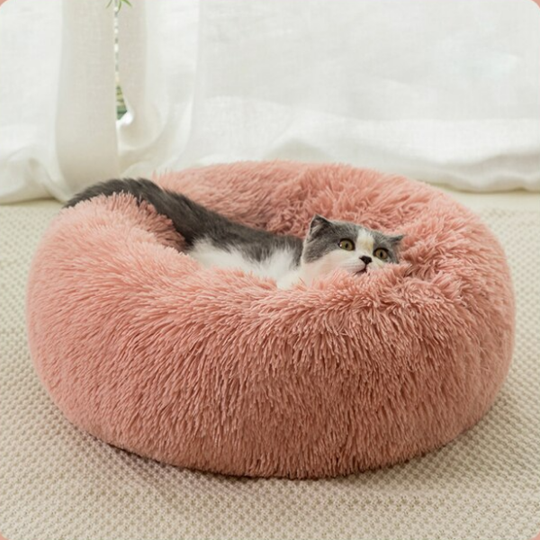 De Originele Gezellige Kattenmand™ in Roze, 40cm tot 2kg – Huisdierentempel