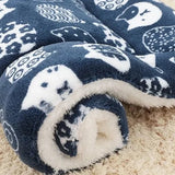 Elyse | Warm kattendekentje in Blauw & Kat, S – Huisdierentempel