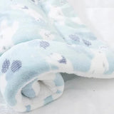 Elyse | Warm kattendekentje in Blauw & poolbessen, S – Huisdierentempel