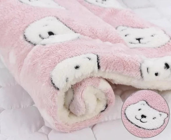 Elyse | Warm kattendekentje in Roos & Beer, S – Huisdierentempel