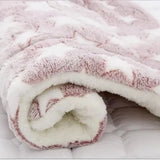 Elyse | Warm kattendekentje in Roze & Ster, S – Huisdierentempel