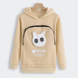Fluffy | Knuffel Buidel Trui in Beige, S – Huisdierentempel