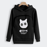 Fluffy | Knuffel Buidel Trui in Black, S – Huisdierentempel