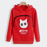 Fluffy | Knuffel Buidel Trui in Red, S – Huisdierentempel