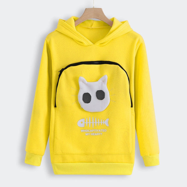 Fluffy | Knuffel Buidel Trui in Yellow, S – Huisdierentempel