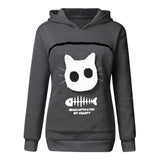 Fluffy | Knuffel Buidel Trui in dark gray, S – Huisdierentempel