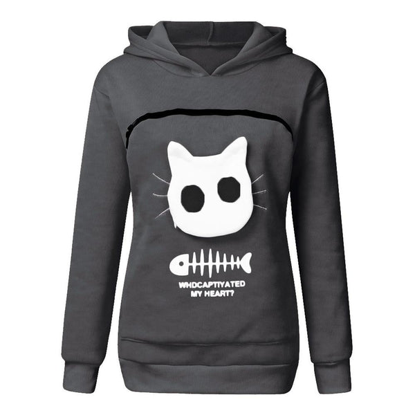 Fluffy | Knuffel Buidel Trui in dark gray, S – Huisdierentempel