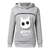 Fluffy | Knuffel Buidel Trui in gray, S – Huisdierentempel