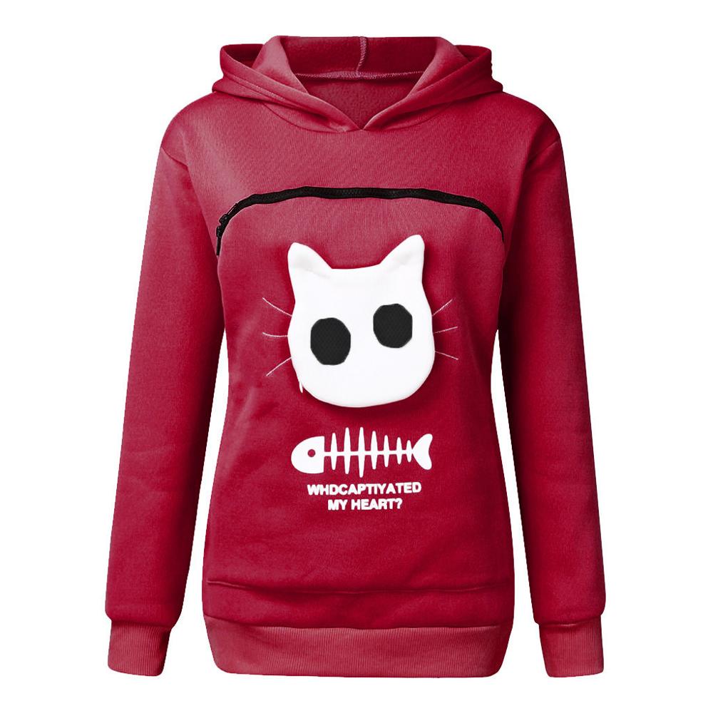 Fluffy | Knuffel Buidel Trui in wine red, S – Huisdierentempel