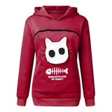 Fluffy | Knuffel Buidel Trui in wine red, S – Huisdierentempel