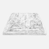 Fluffy Waterdicht Gooideken in Wit/zwart, 75X100cm – Huisdierentempel