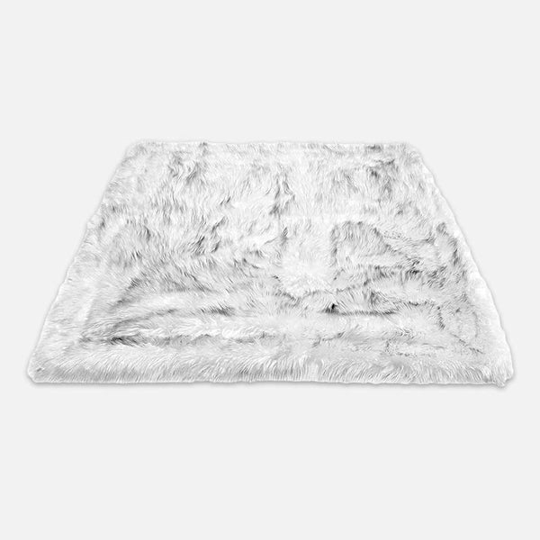 Fluffy Waterdicht Gooideken in Wit/zwart, 75X100cm – Huisdierentempel
