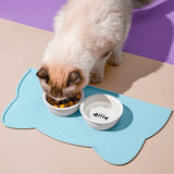 Gizmo | Siliconen onderlegger voor eet en drinkbakjes in Blauw, – Huisdierentempel