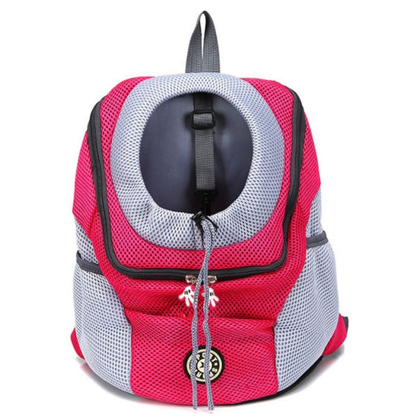 Hondenrugzak in Rood Rose, Klein (1-3kg) – Huisdierentempel