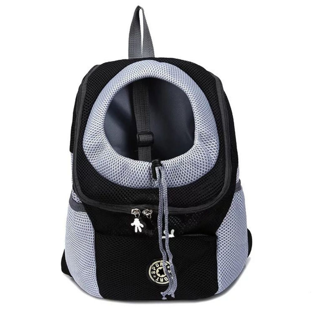 Hondenrugzak in Zwart, Middelgroot (3-7kg) – Huisdierentempel