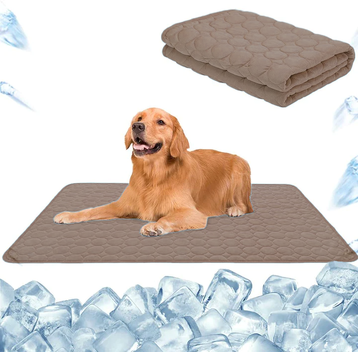 Koelmatten voor honden - CoolingMat™ voor een verfrissende rust in Bruin, XS - 40x30 cm – Huisdierentempel