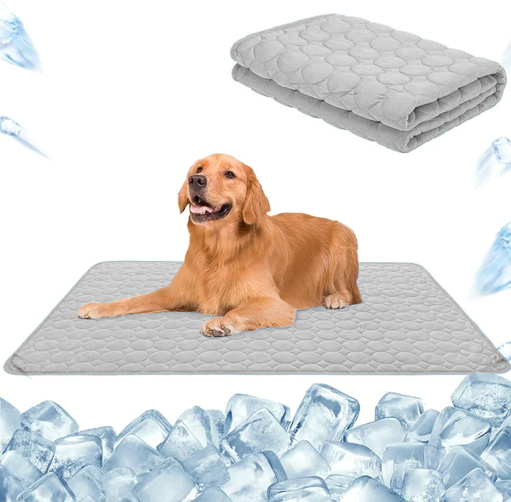 Koelmatten voor honden - CoolingMat™ voor een verfrissende rust in Grijs, XS - 40x30 cm – Huisdierentempel