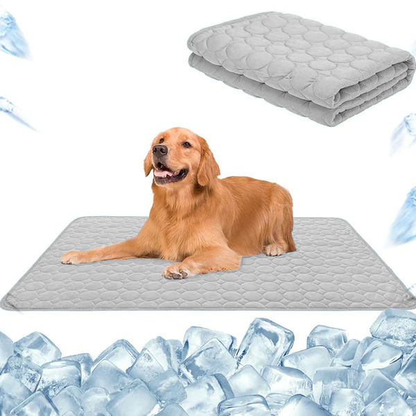 Koelmatten voor honden - CoolingMat™ voor een verfrissende rust in Grijs, XS - 40x30 cm – Huisdierentempel