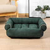 Leno | Comfortabel hondenbed in Groen, S – Huisdierentempel