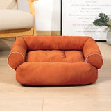 Leno | Comfortabel hondenbed in Oranje, S – Huisdierentempel