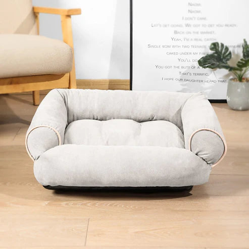 Leno | Comfortabel hondenbed in Wit, S – Huisdierentempel