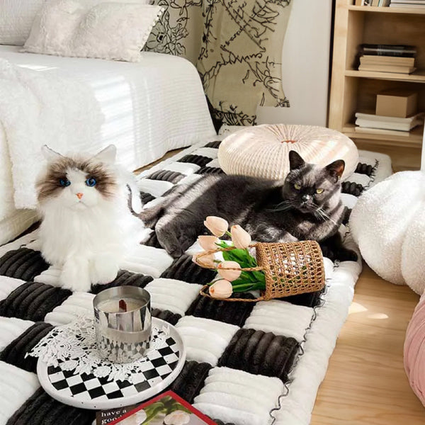 Lila | Anti Kras Huisdieren Mat & Cover in Zwart, 70x150 – Huisdierentempel