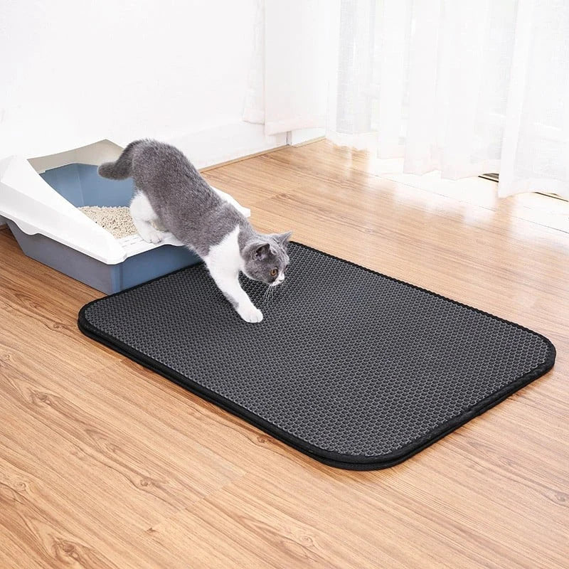 Loesje Kattenbakmat | Voor een schoon huis in Zwart, S – Huisdierentempel