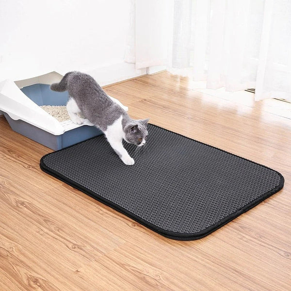 Loesje Kattenbakmat | Voor een schoon huis in Zwart, S – Huisdierentempel