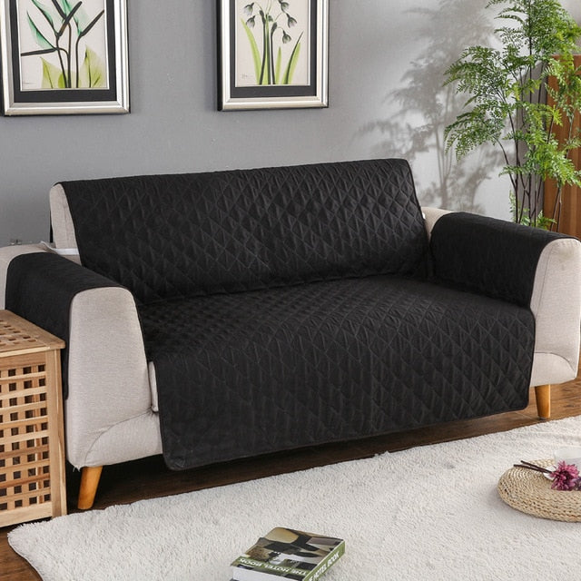 Max™ | Stijlvolle Duurzame antikras bankhoes in Zwart, S (55x196cm) – Huisdierentempel