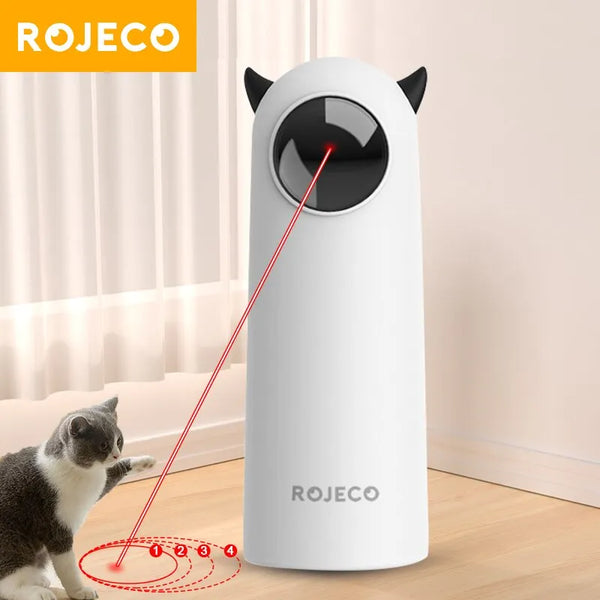 Rojeco | Interactief Laser Kattenspeelgoed | Bewegend kattenspeelgoed | katten, Spelen | HuisdierenTempel