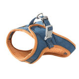 Veilige en Beveiligde Katten Tuigje en Lijn Set in Blauw | Oranje, Klein – Huisdierentempel