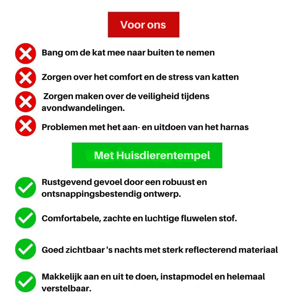 Veilige en Beveiligde Katten Tuigje en Lijn Set in , – Huisdierentempel