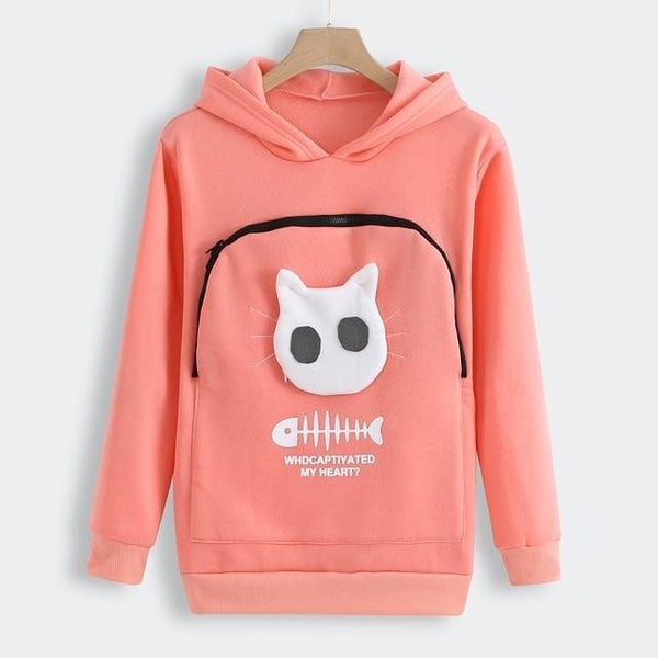 Gezellige Hoodie met Zak voor Knuffelen met Huisdieren