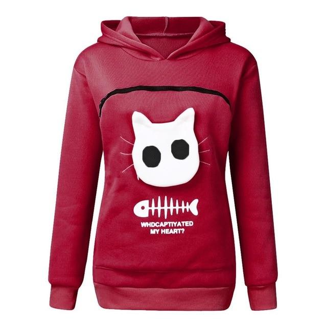 Gezellige Hoodie met Zak voor Knuffelen met Huisdieren