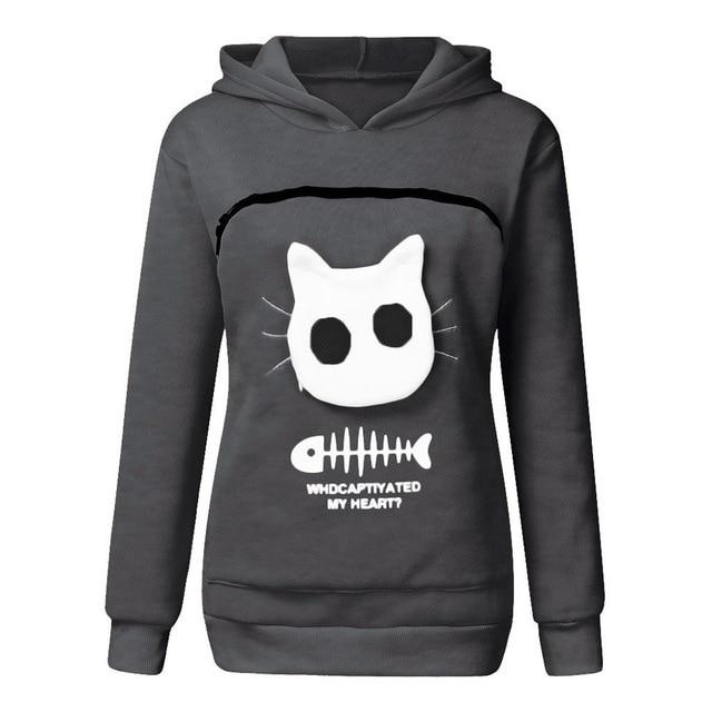 Gezellige Hoodie met Zak voor Knuffelen met Huisdieren