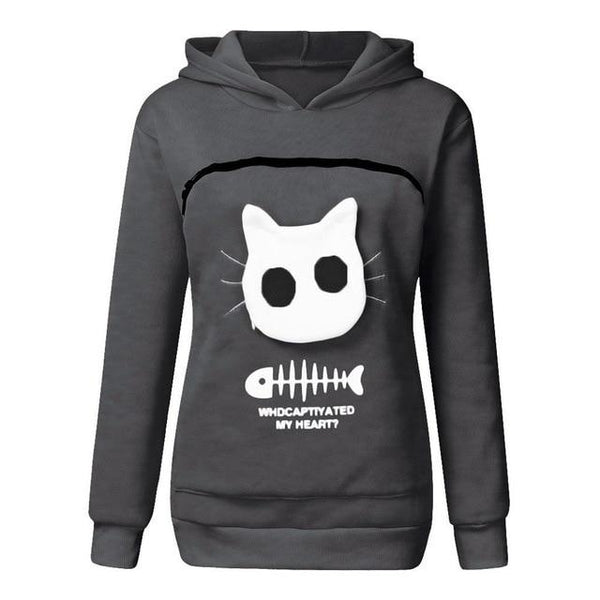 Gezellige Hoodie met Zak voor Knuffelen met Huisdieren