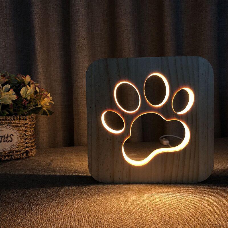 LED Nachtlampje met Decoratief Ontwerp | Lamp | divers, Honden, katten | Huisdierentempel